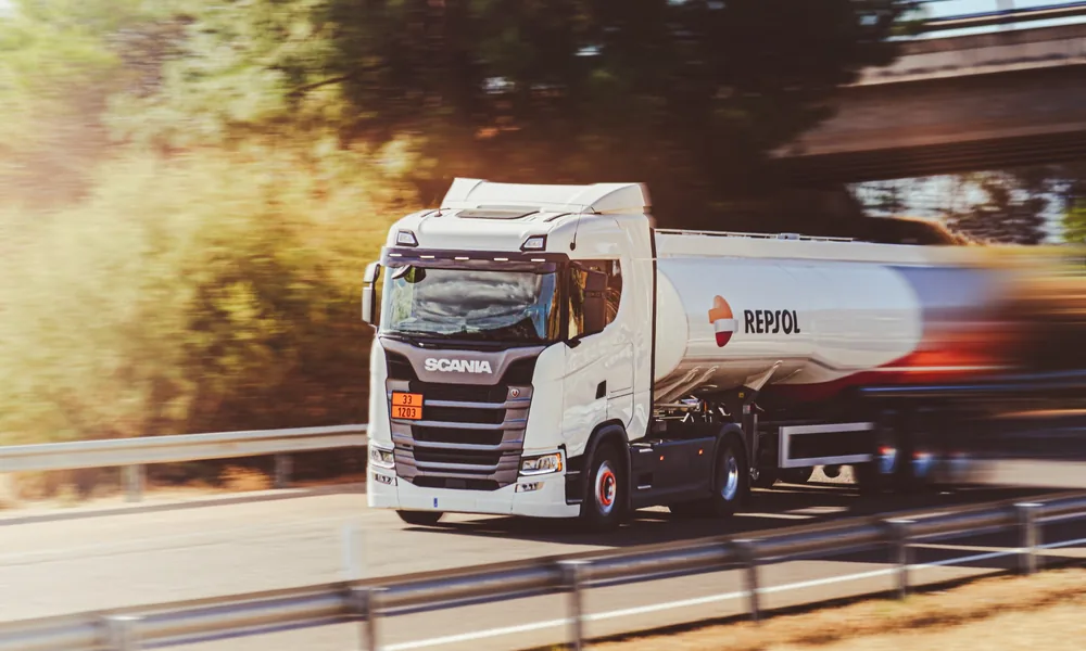 Tankfahrzeug für den ADR-Transport gefährlicher Güter